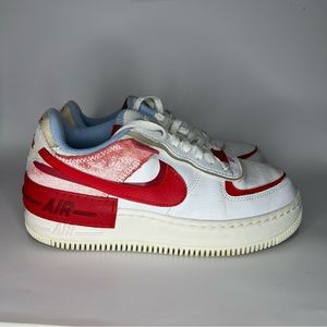 Nike Womens Air Force 1 Shadows ‘Cracked Leather’ Size 6.5